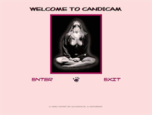 Tablet Screenshot of candicam.com